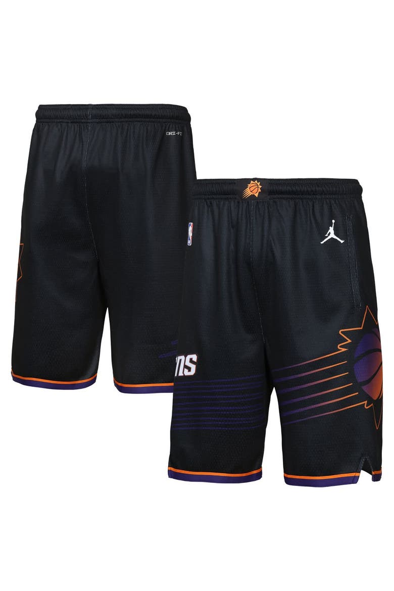 Youth Jordan Brand  Black Phoenix Suns Authentic Statement Edition Swingman Shorts, Main, color, Black