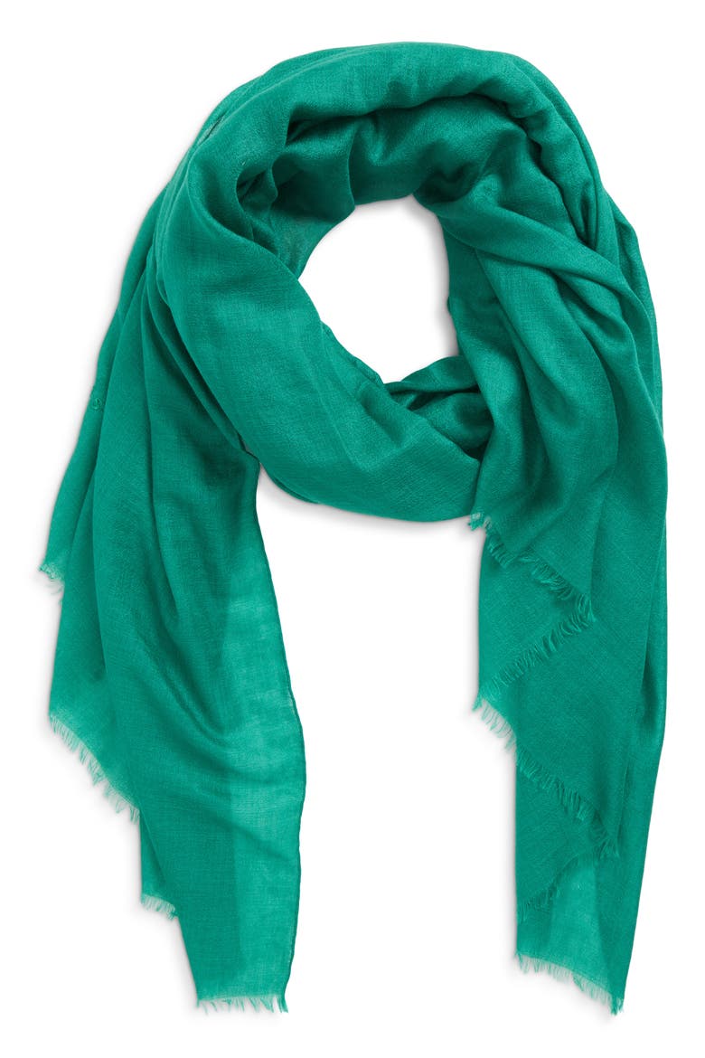 Cashmere & Silk Scarf, Main, color, TOURMALINE