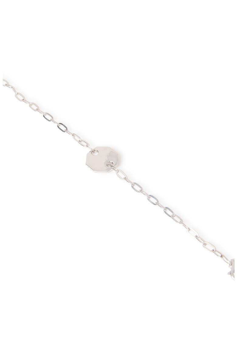 Hex Nut Tag Bracelet, Alternate, color, SILVER