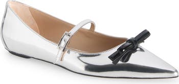 Stuart Weitzman フェリシティ・ボウ メリージェーン・バレエ Stuart Weitzman Felicity Bow Mary Jane Flat (Women