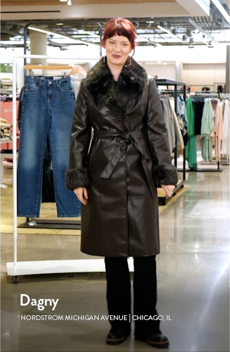 Faux Leather & Faux Fur Coat, sales video thumbnail
