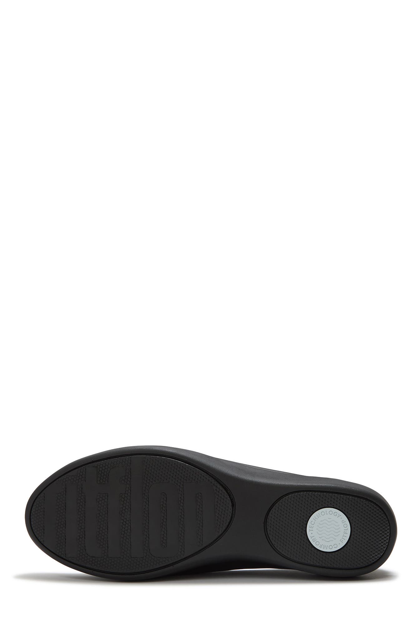 Flowform Leather Loafer, Alternate, color, ALL BLACK