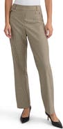 Jones New York Houndstooth High Waist Pants
