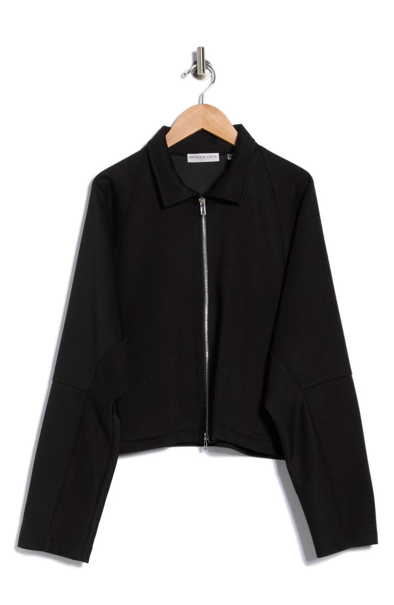 PATRIZIA LUCA Boxy Crop Jacket, Alternate, color, Black