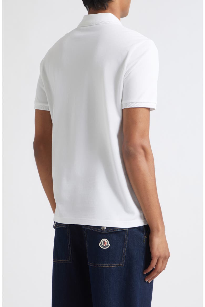 Cotton Polo, Alternate, color, WHITE