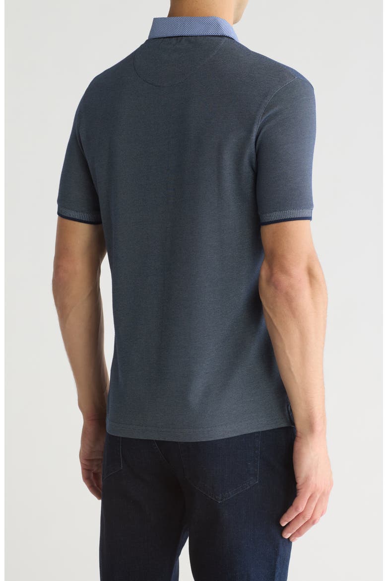 Navy Heather Polo Shirt, Alternate, color, NAVY