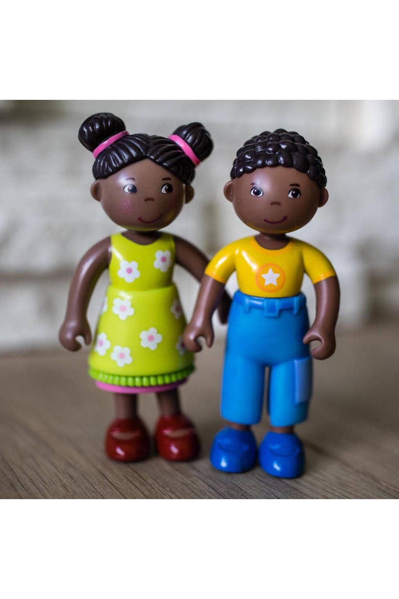 Little Friends Naomi - 3.75" Girl Dollhouse Toy Figure with Pig Tails, Alternate, color, Multi