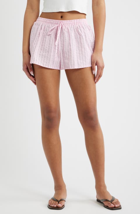Abigayle Stripe Tie Waist Shorts