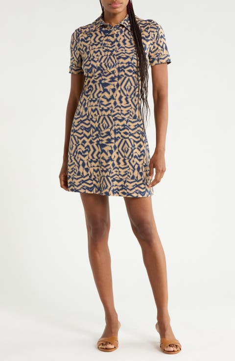 Rachel Cotton & Silk Shirtdress