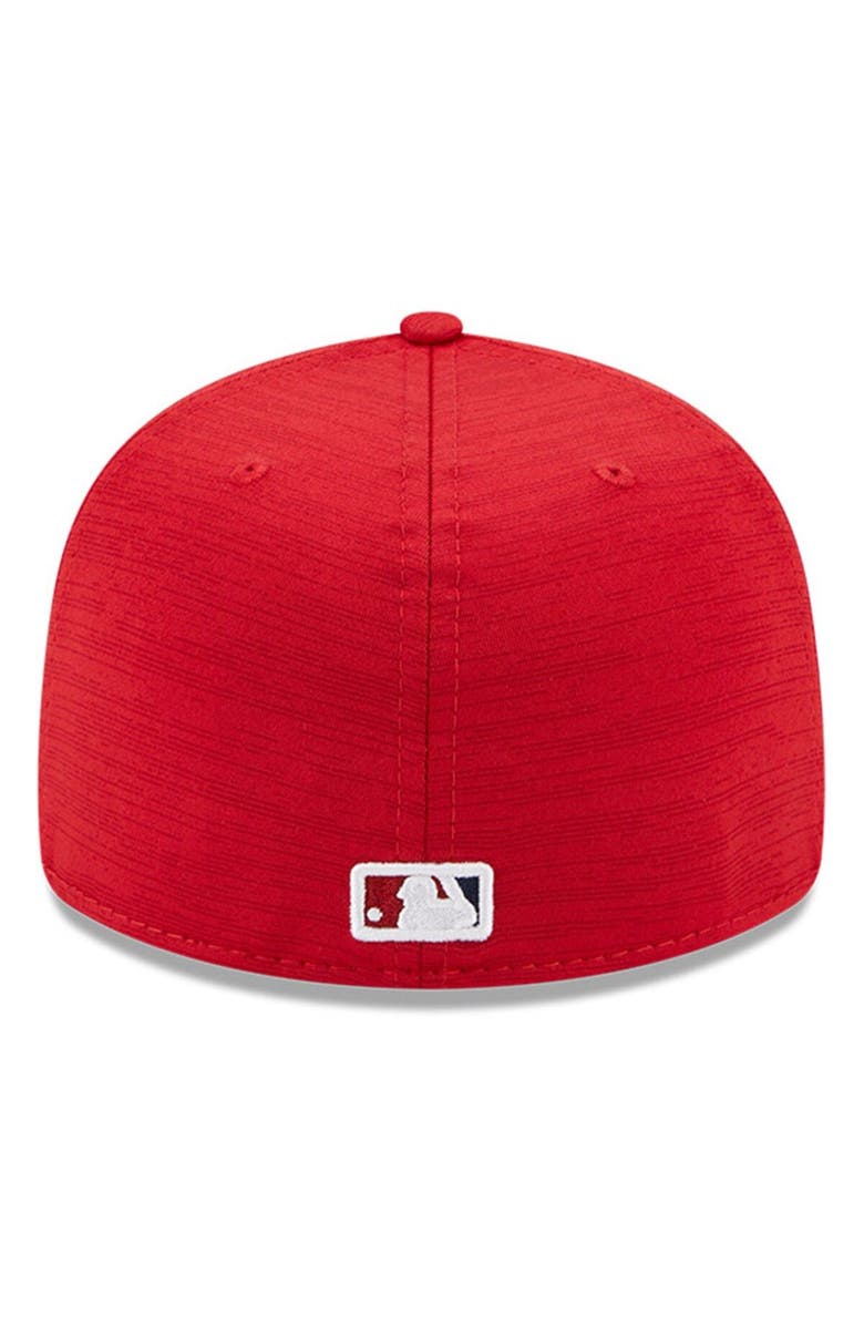 New Era Men's New Era  Red Washington Nationals 2023 Clubhouse Low Profile 59FIFTY Fitted Hat, Alternate, color, Red