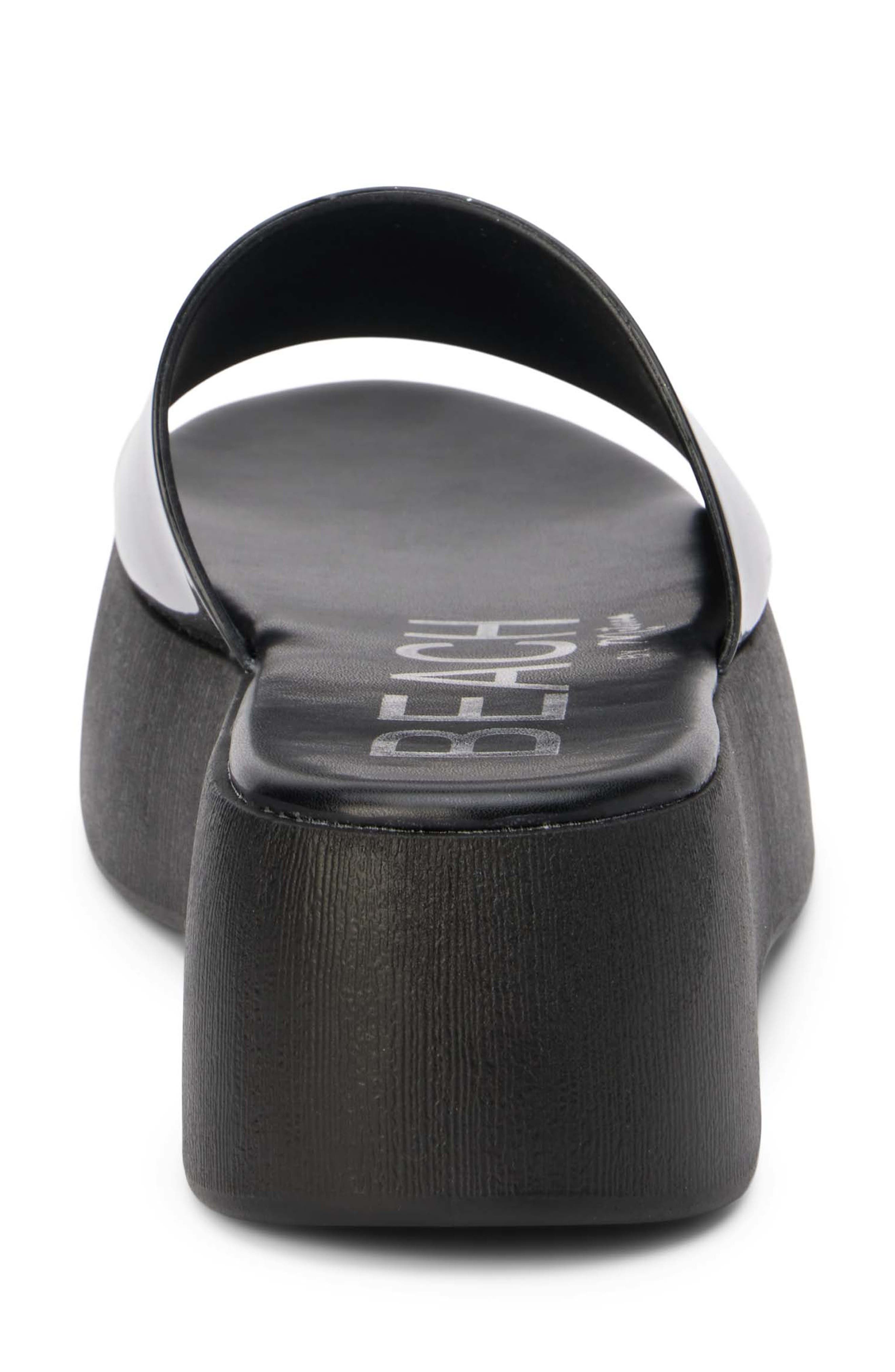 Coconuts by Matisse Solar Platform Slide Sandal, Alternate, color, Black