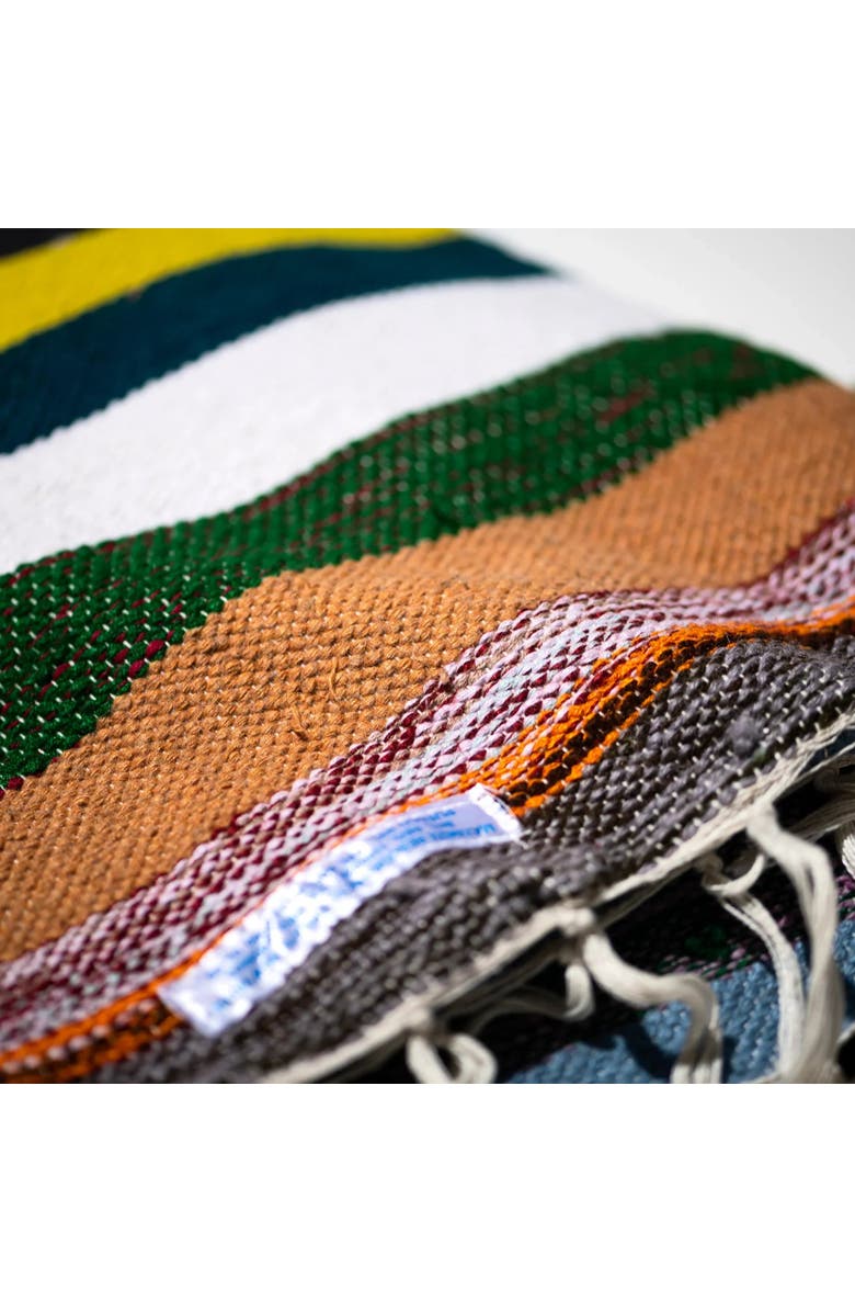 PUEBCO Surplus Yarn Rug Striped Rug, Alternate, color, Multicolor