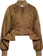 Balmain Nylon Signature Bomber Jacket