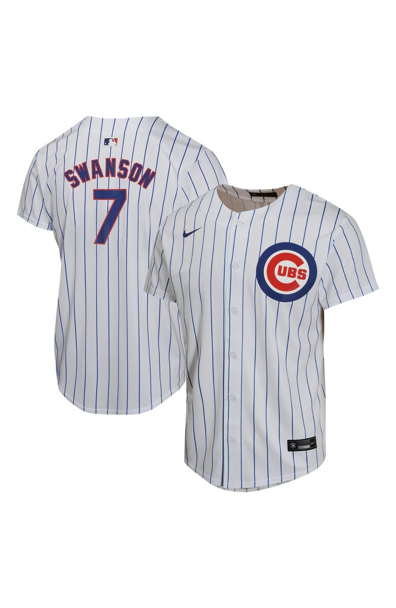 Nike Youth Nike Dansby Swanson White Chicago Cubs Home Game Player Jersey, Main, color, White