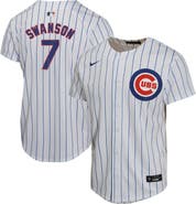 Nike Youth Nike Dansby Swanson White Chicago Cubs Home Game Player Jersey