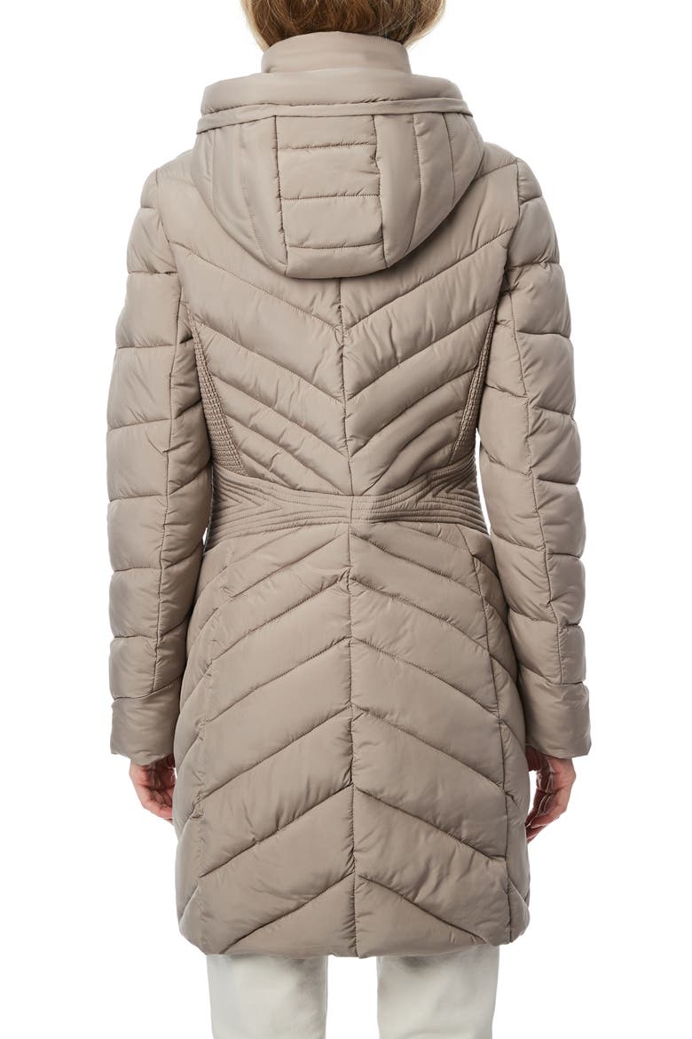 Softy Glam Ecoplume Packable Puffer Coat, Alternate, color, FRAPPE