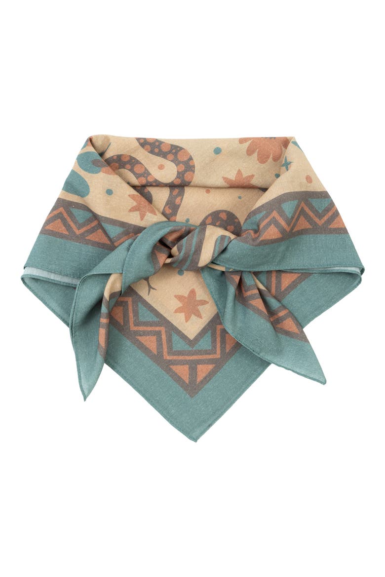 Sun Desert Square Scarf, Alternate, color, MULTI