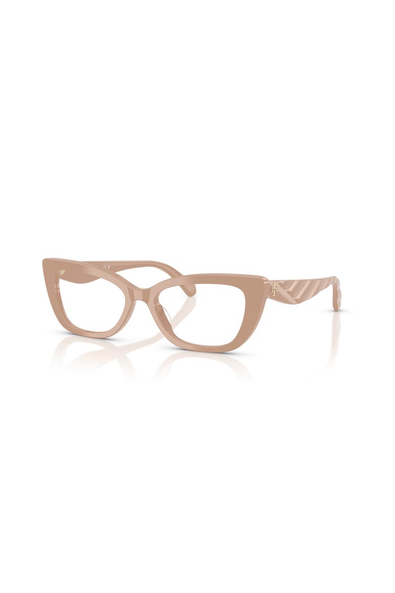 52mm Cat Eye optical glasses, Main, color, Brown