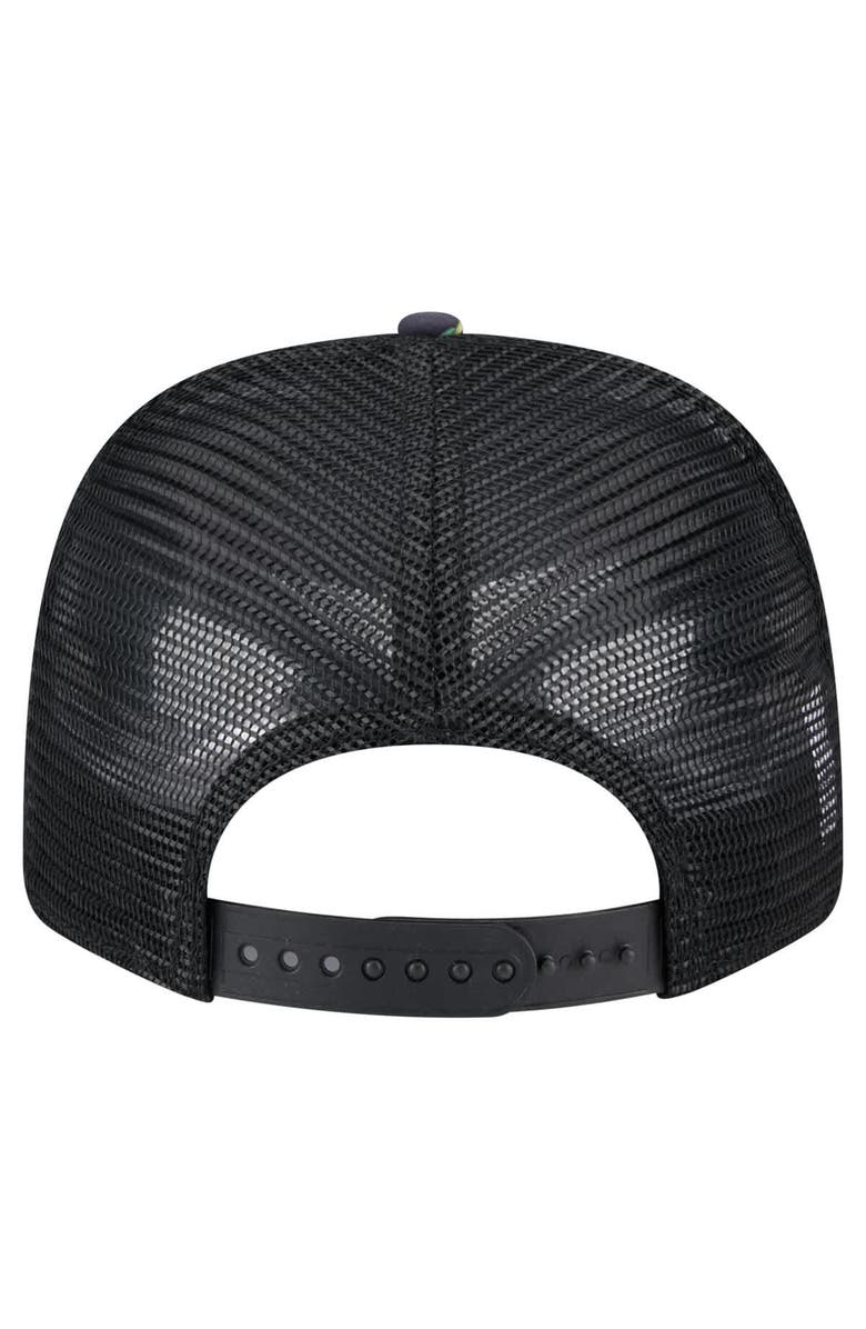 New Era Men's New Era Navy/Black Houston Texans Adventure Drinks Pattern 9SEVENTY Stretch-Snap Hat, Alternate, color, Navy