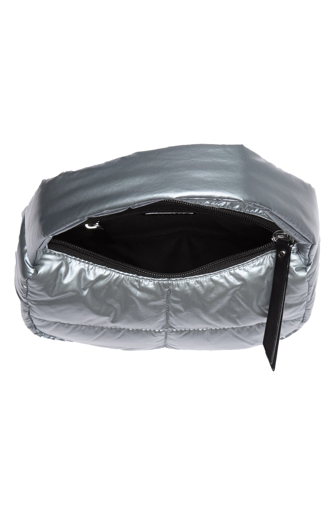 Circus by Sam Edelman Malibu Quilted Puffer Shoulder Bag, Alternate, color, SILVER