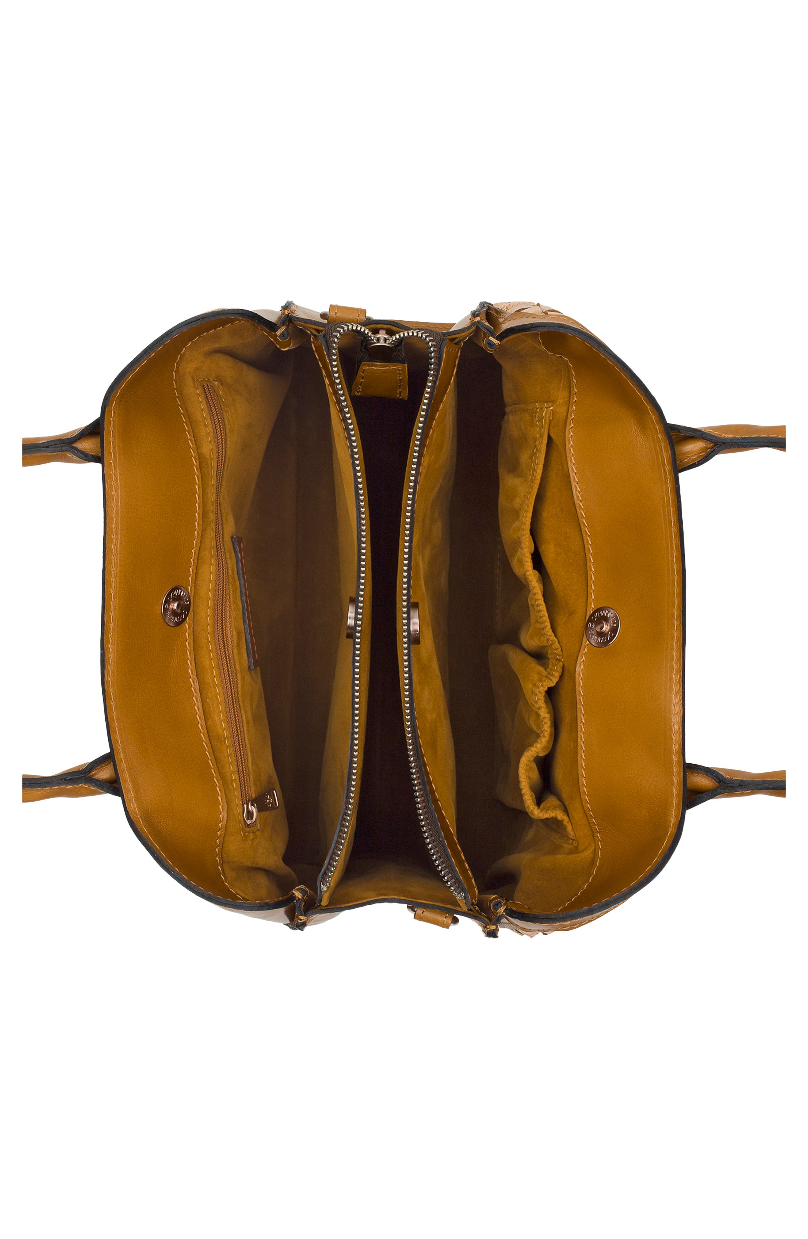 Genovese Woven Leather Tote, Alternate, color, LIGHT TAN