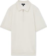 Reiss Maxwell Quarter Zip Polo