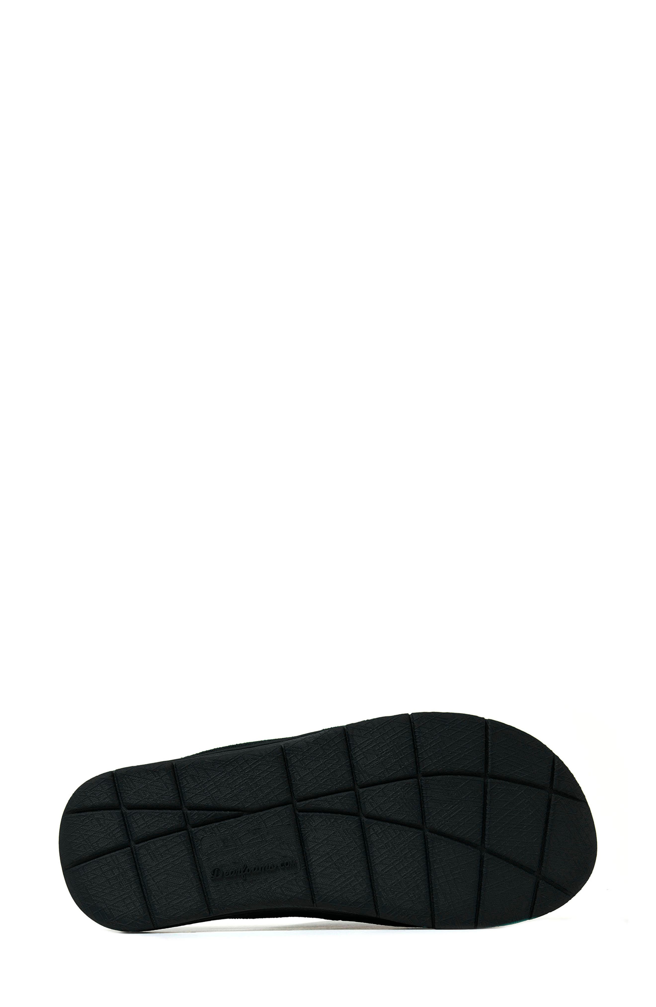 Mickey Terry Adjustable Shower Slide Slipper, Alternate, color, BLACK