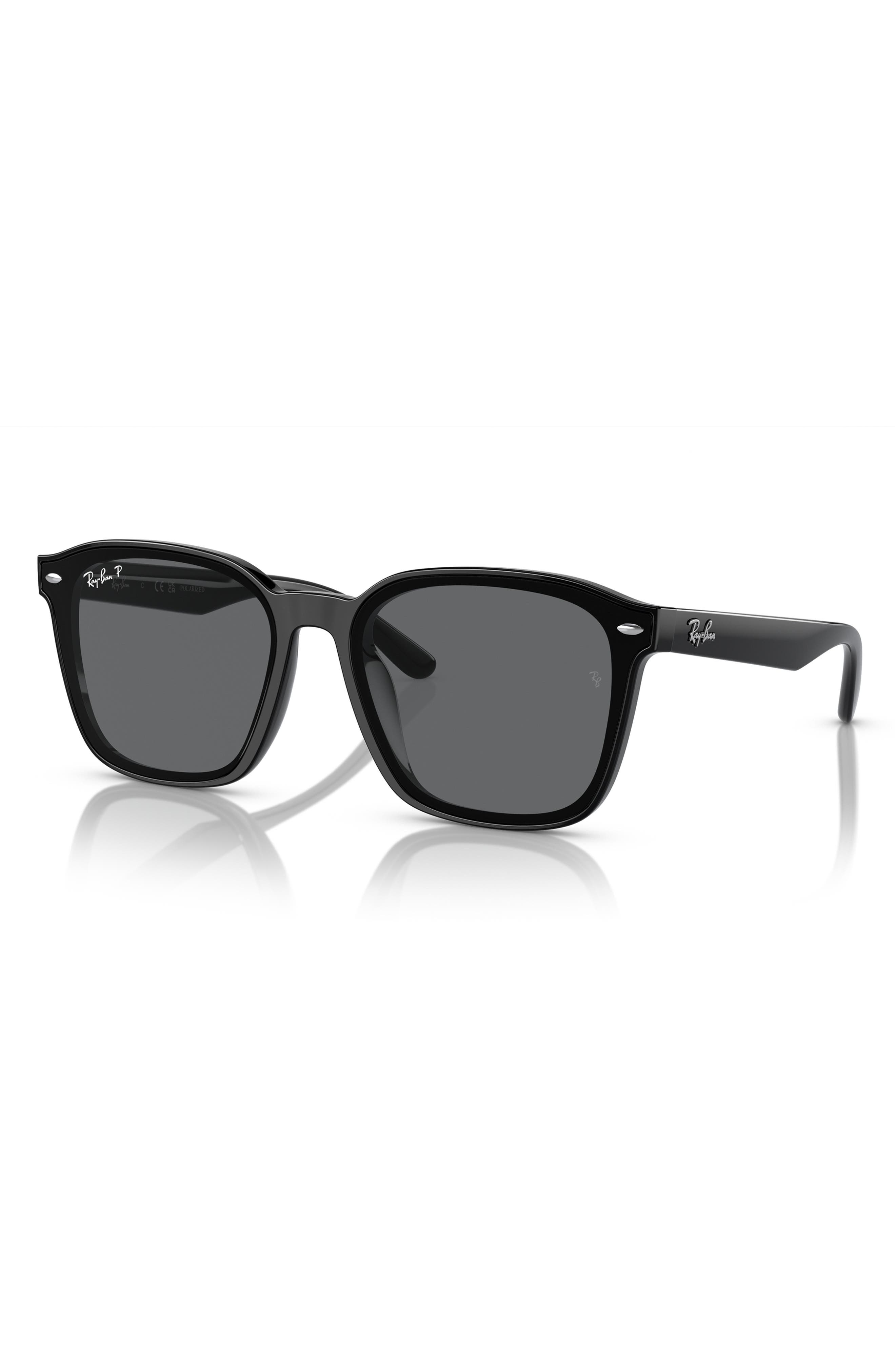 Ray-Ban 66mm Polarized Oversize Square Sunglasses | Nordstrom
