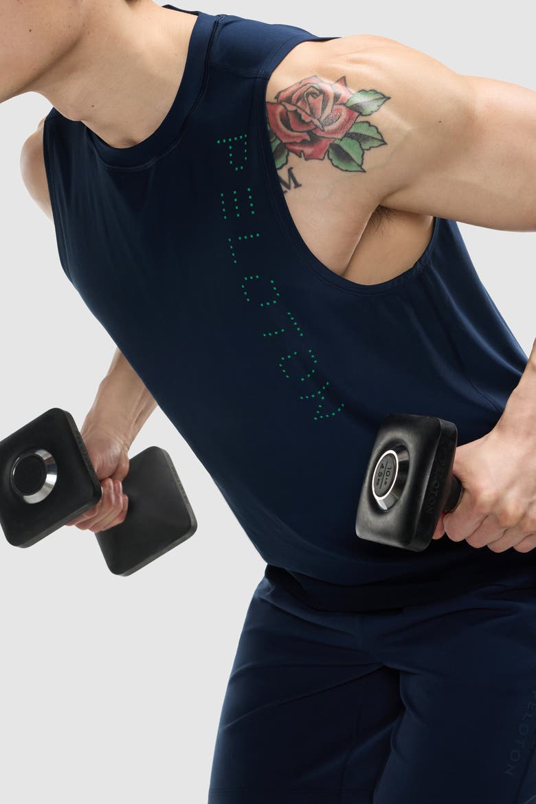Essential Muscle Tank, Alternate, color, Deep Navy
