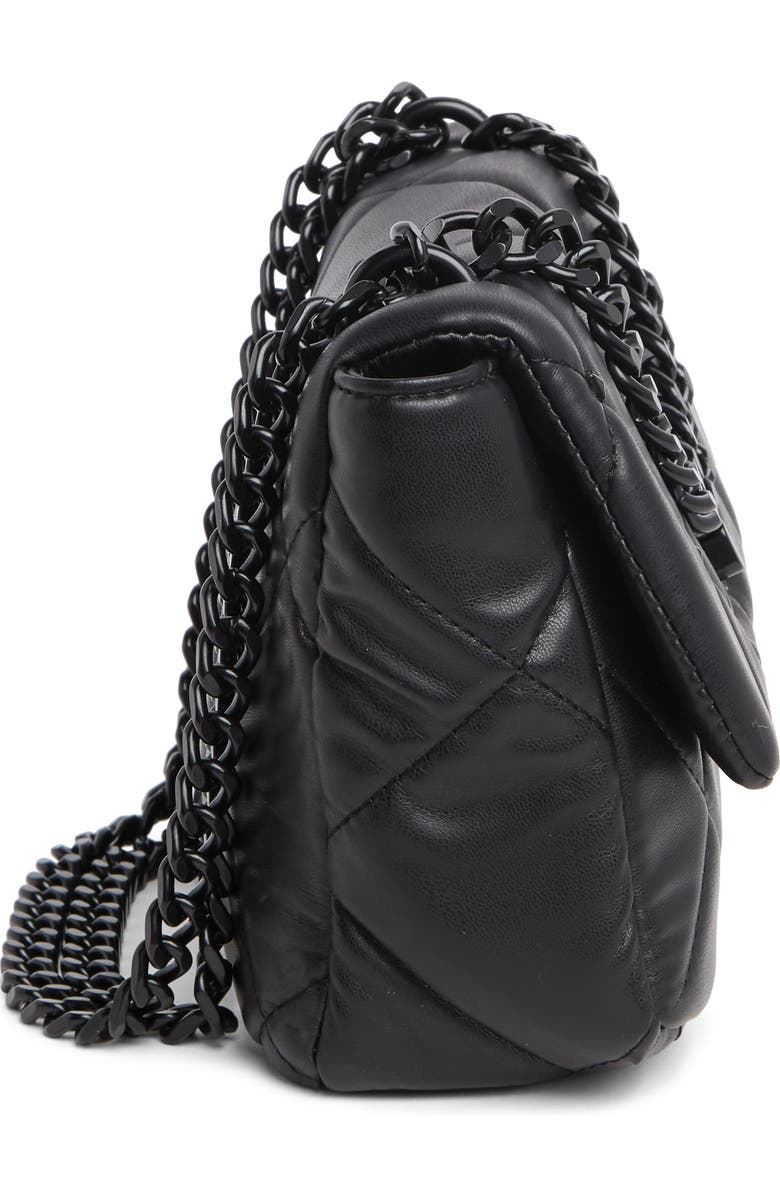 Badgley Mischka Collection Big Chain Diamond Quilt Crossbody Bag, Alternate, color,