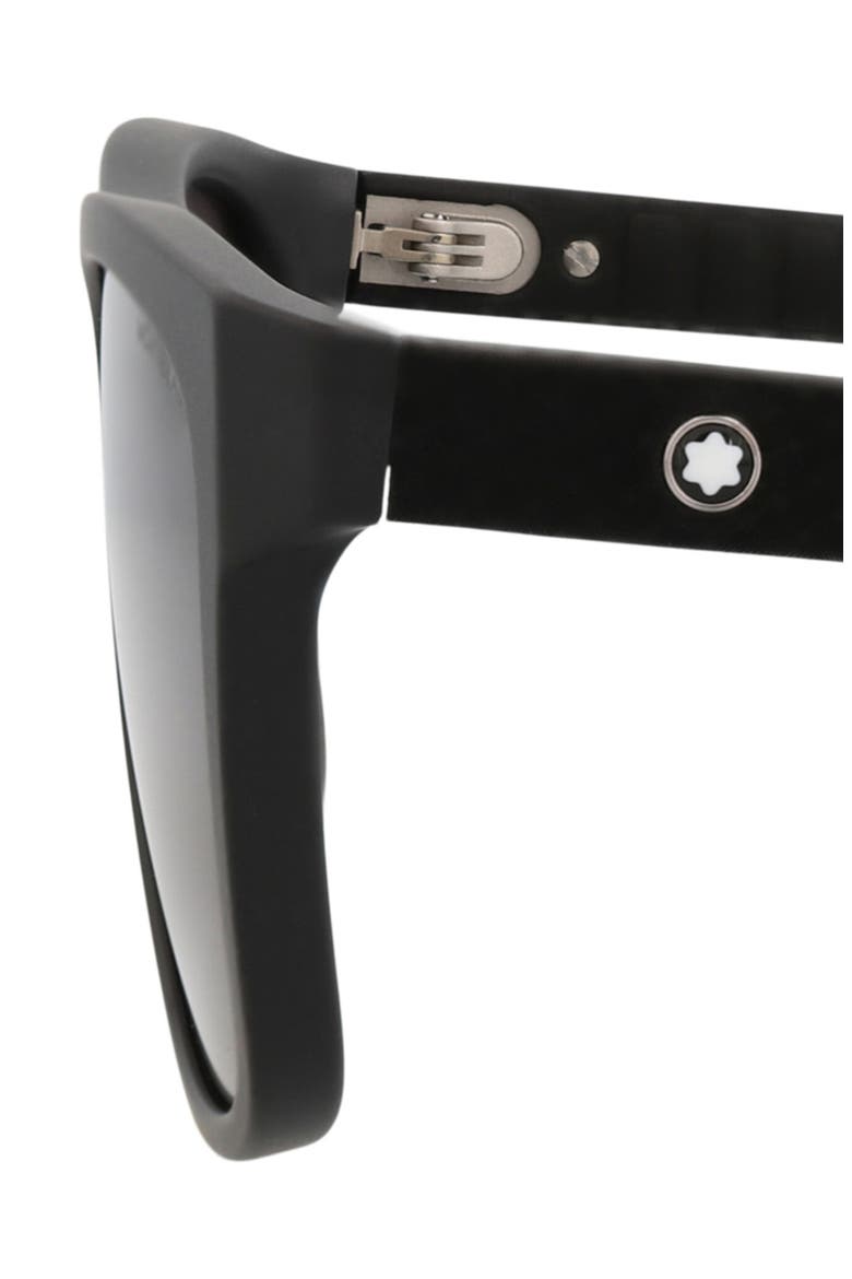 56mm Square Sunglasses, Alternate, color, BLACK BLACK GREY