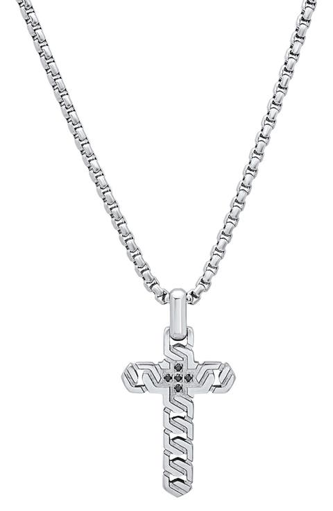 Stainless Steel Cross Pendant Necklace