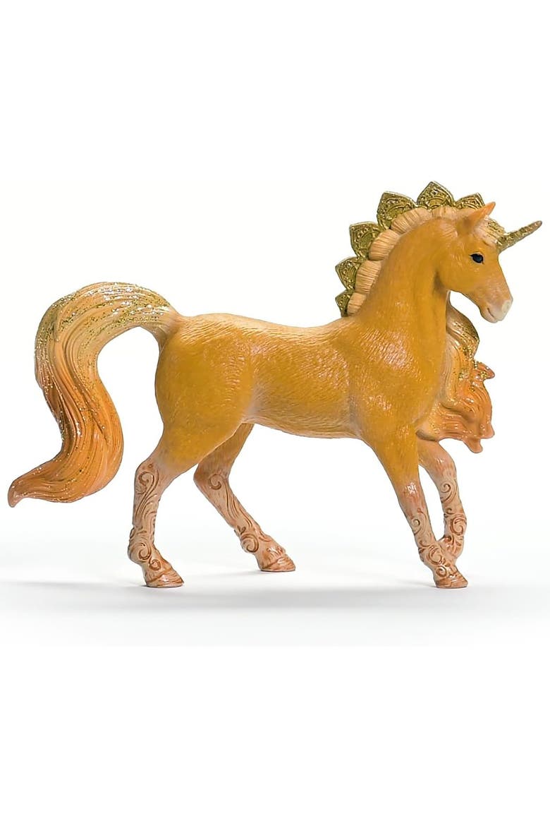 Bayala Apollo Unicorn Stallion, Orange, Collectible Toy Figure, Kids, Alternate, color, Multicolored
