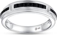 LuvMyJewelry Rei 0.7CT Princess Cut Black Spinel Ring 925 Silver