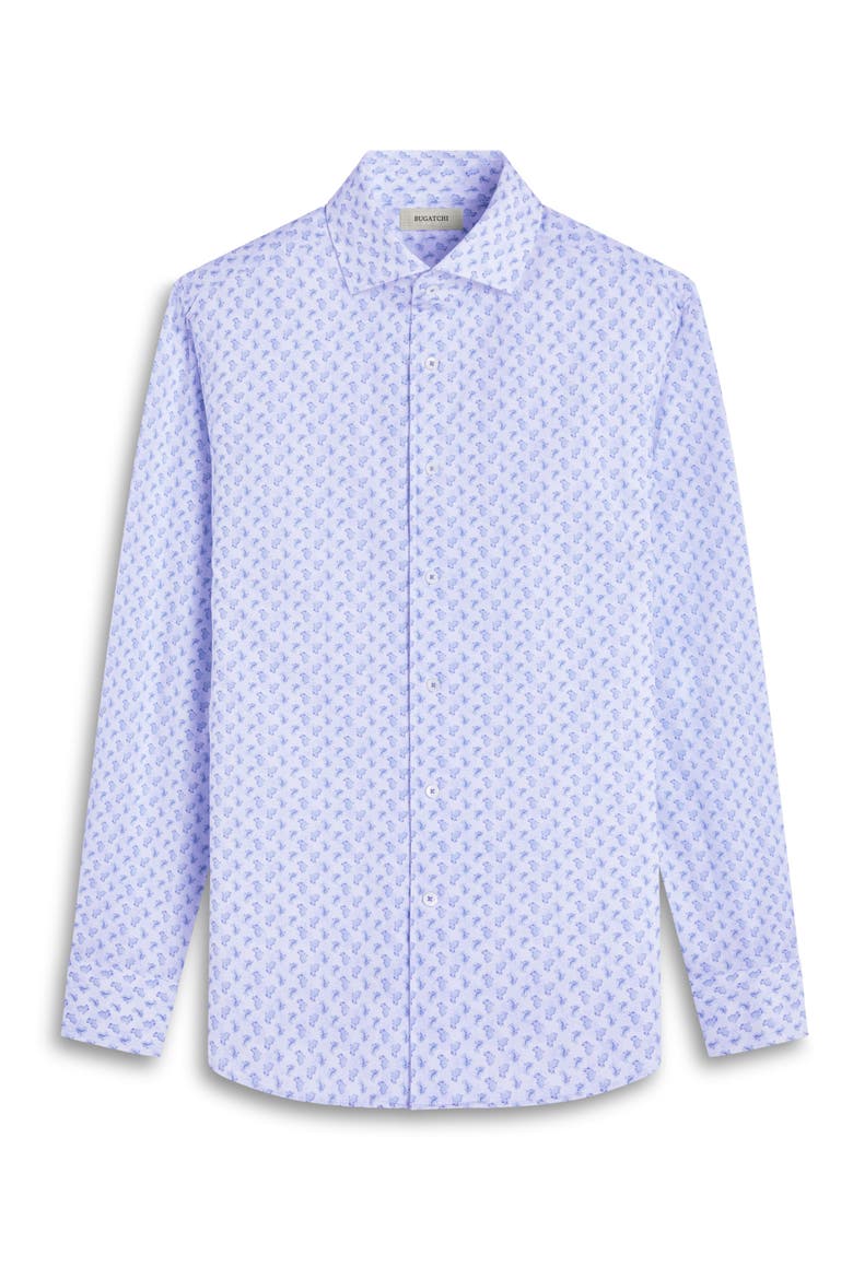 Devon OoohCotton® Paisley Button-Up Shirt, Alternate, color, ICE