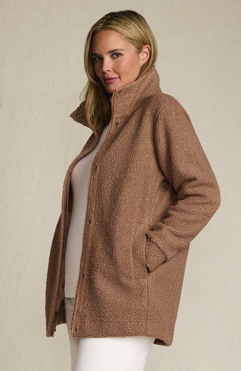 Boucle Fleece Coat
