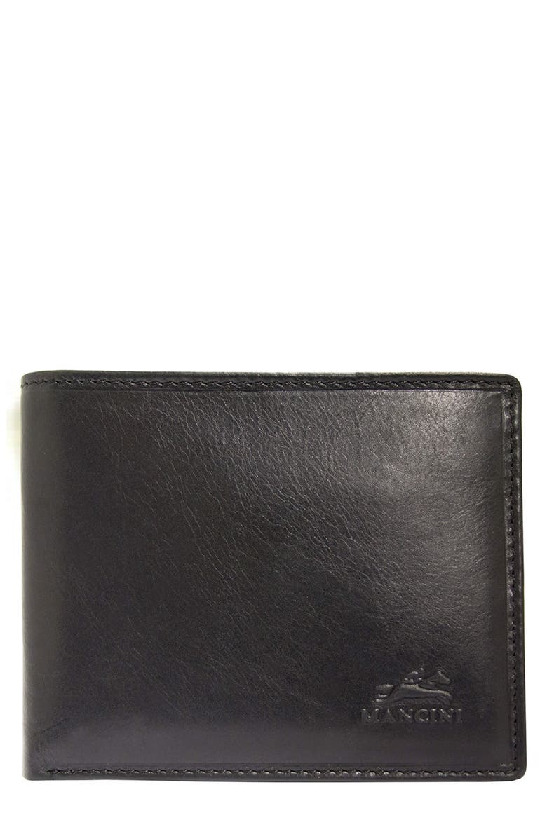 Boulder Left Wing RFID Billfold Wallet, Main, color, BLACK
