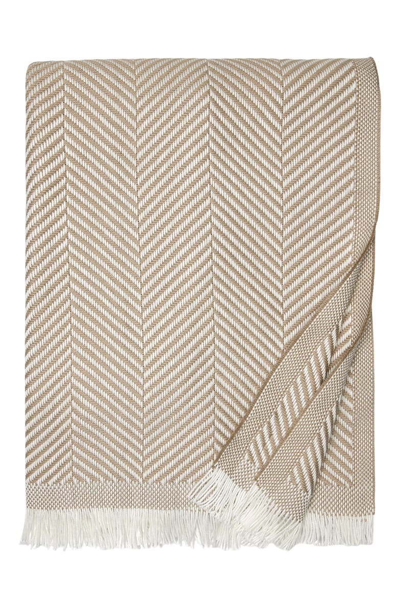 SFERRA Costa Cotton Throw, Main, color,