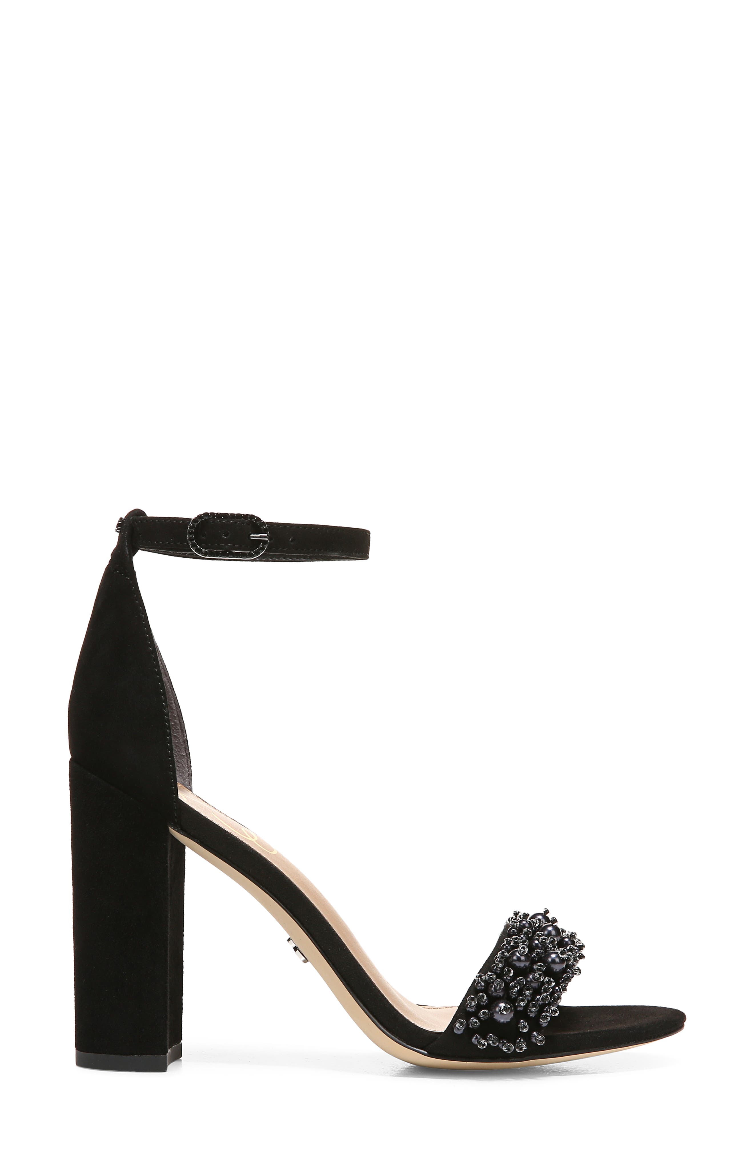 Sam Edelman Yaro Perla Beaded Block Heel Sandal, Alternate, color, 