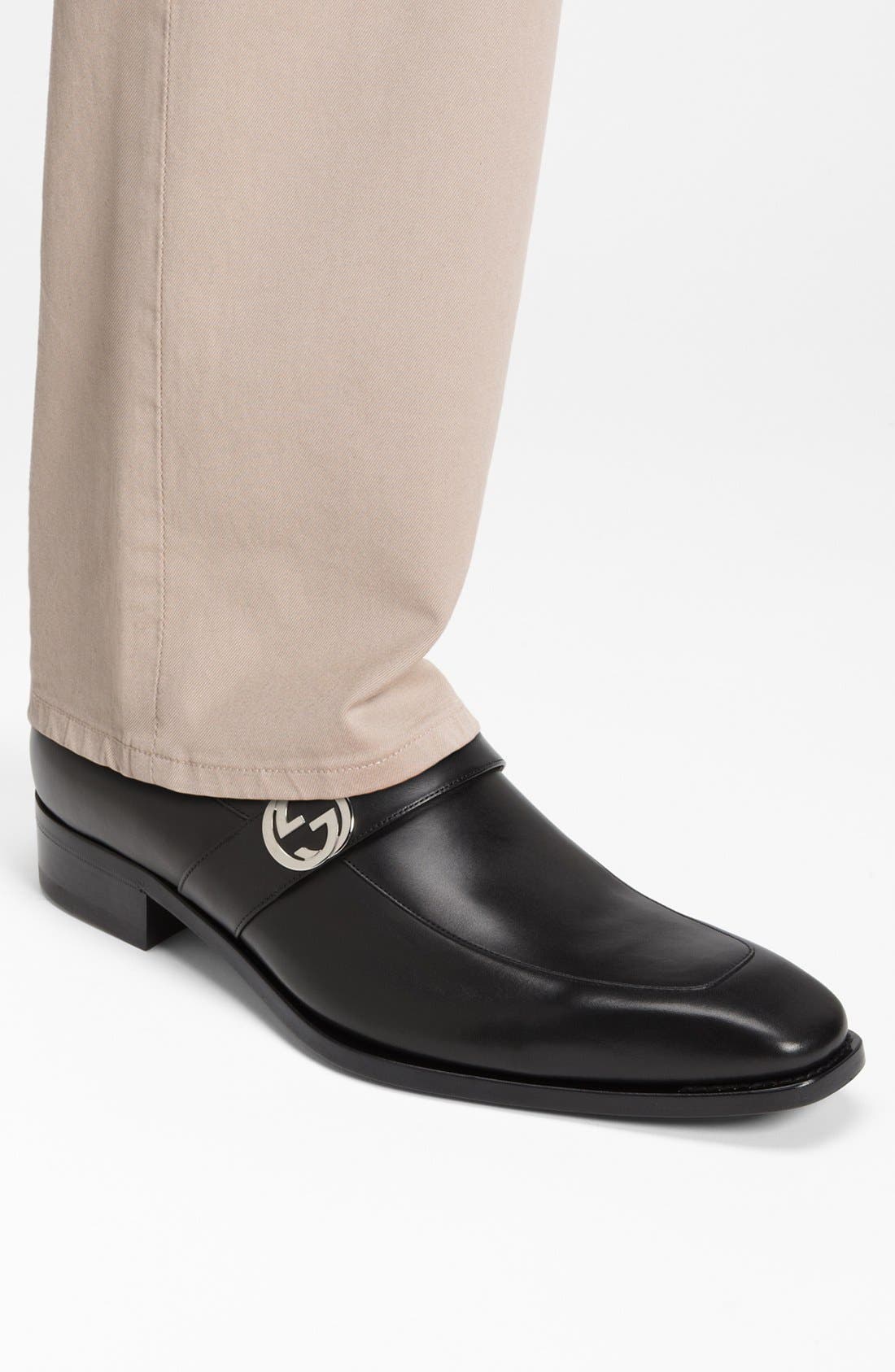 Gucci 'Double G' Loafer, Alternate, color, 