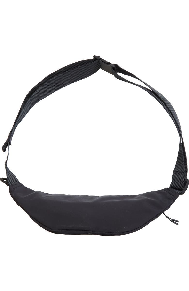 Nike Water Repellent Belt Bag, Alternate, color, Obsidian