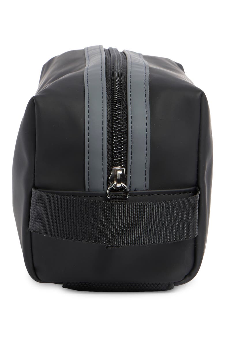 Waterproof Zip Top Dopp Kit, Alternate, color, BLACK
