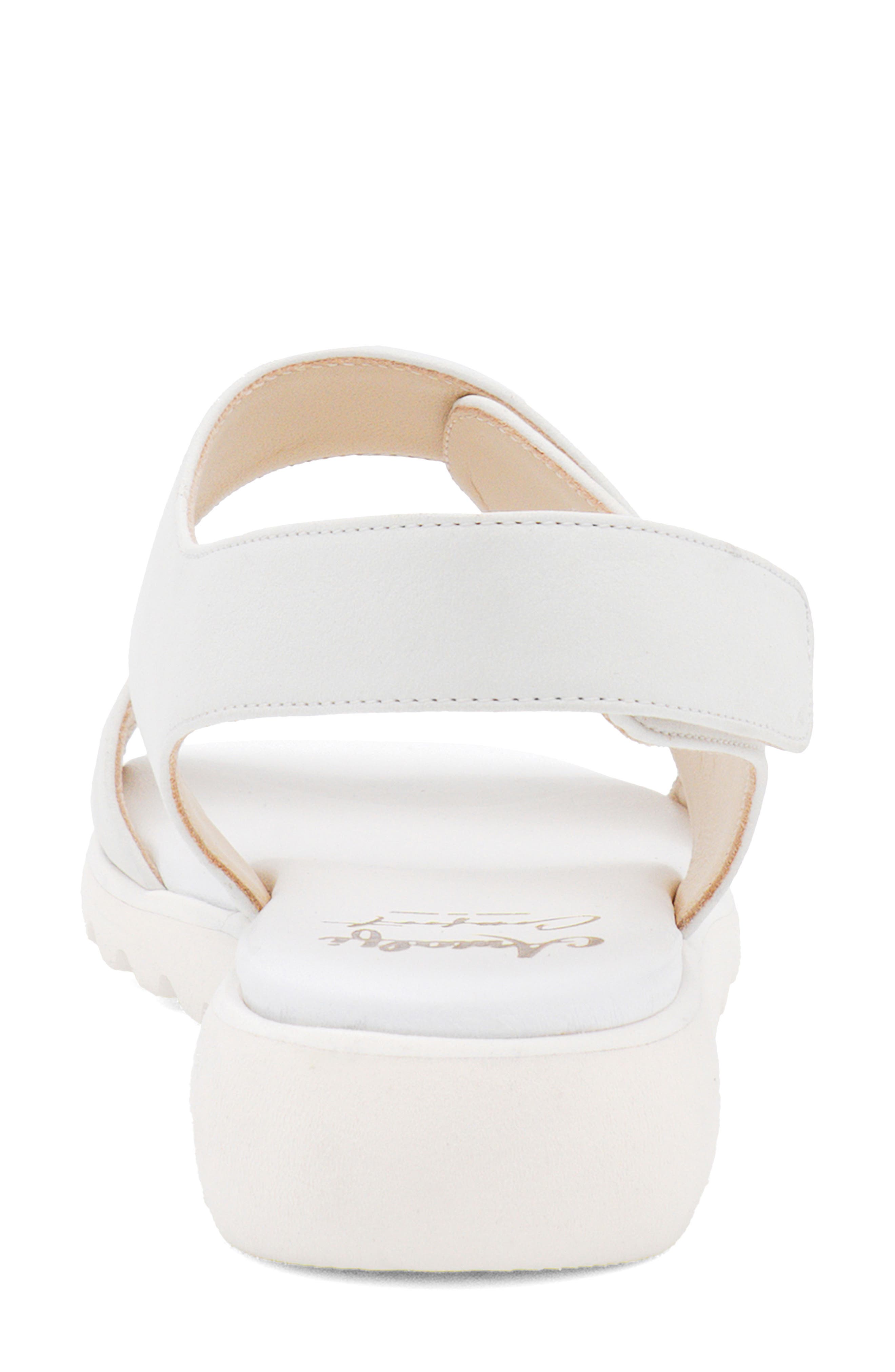 Amalfi by Rangoni Battigia Ankle Strap Sandal, Alternate, color, White Long Beach