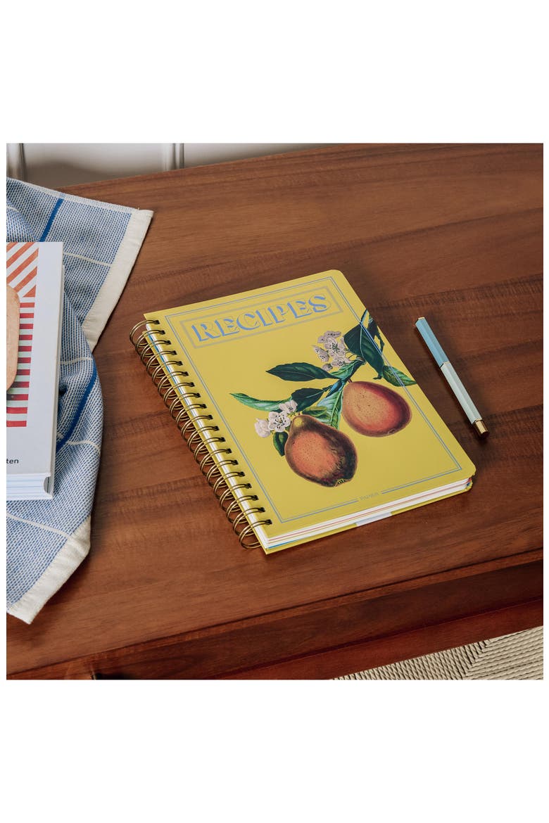 B5 Spiral Hardcover Recipe Journal, Alternate, color, NO COLOR