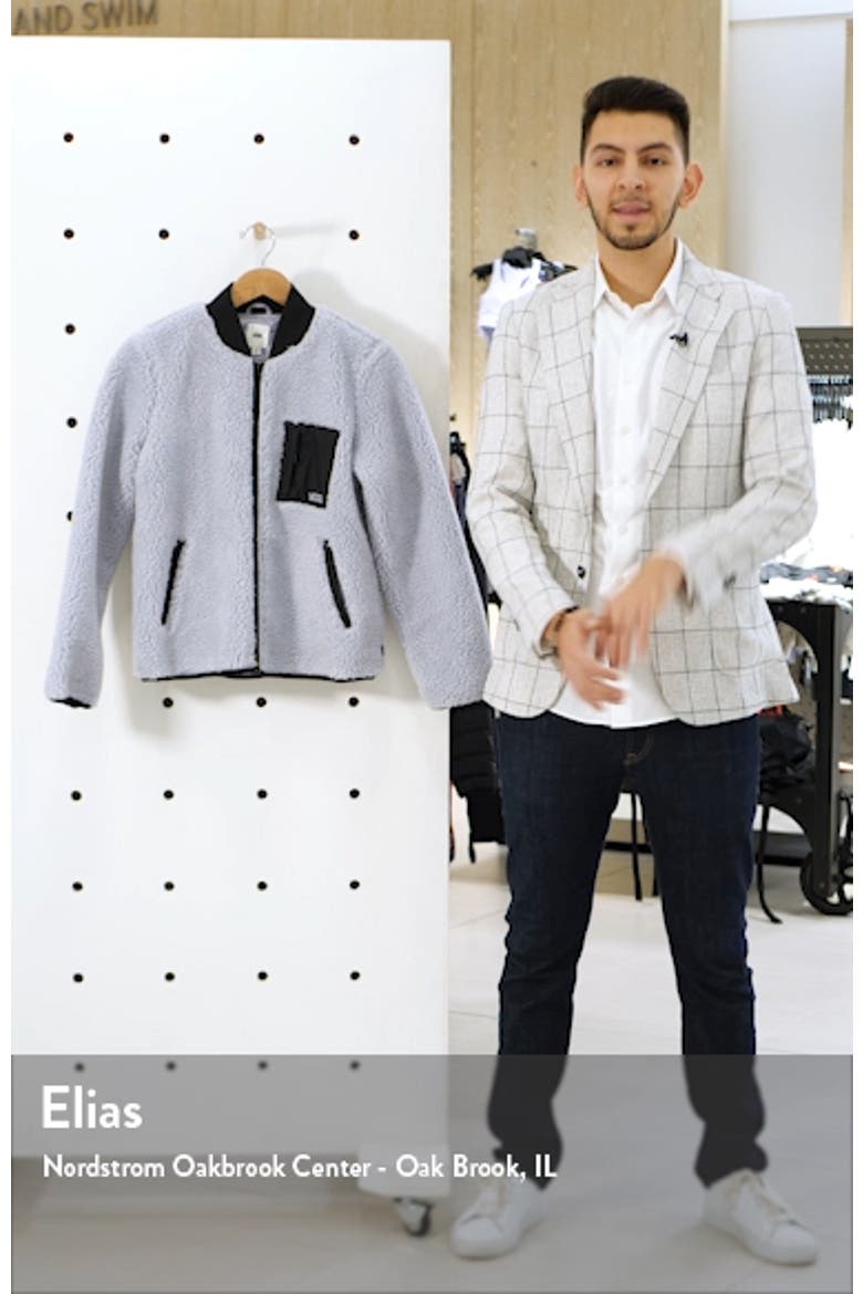 Misty Fog Faux Shearling Bomber Jacket video