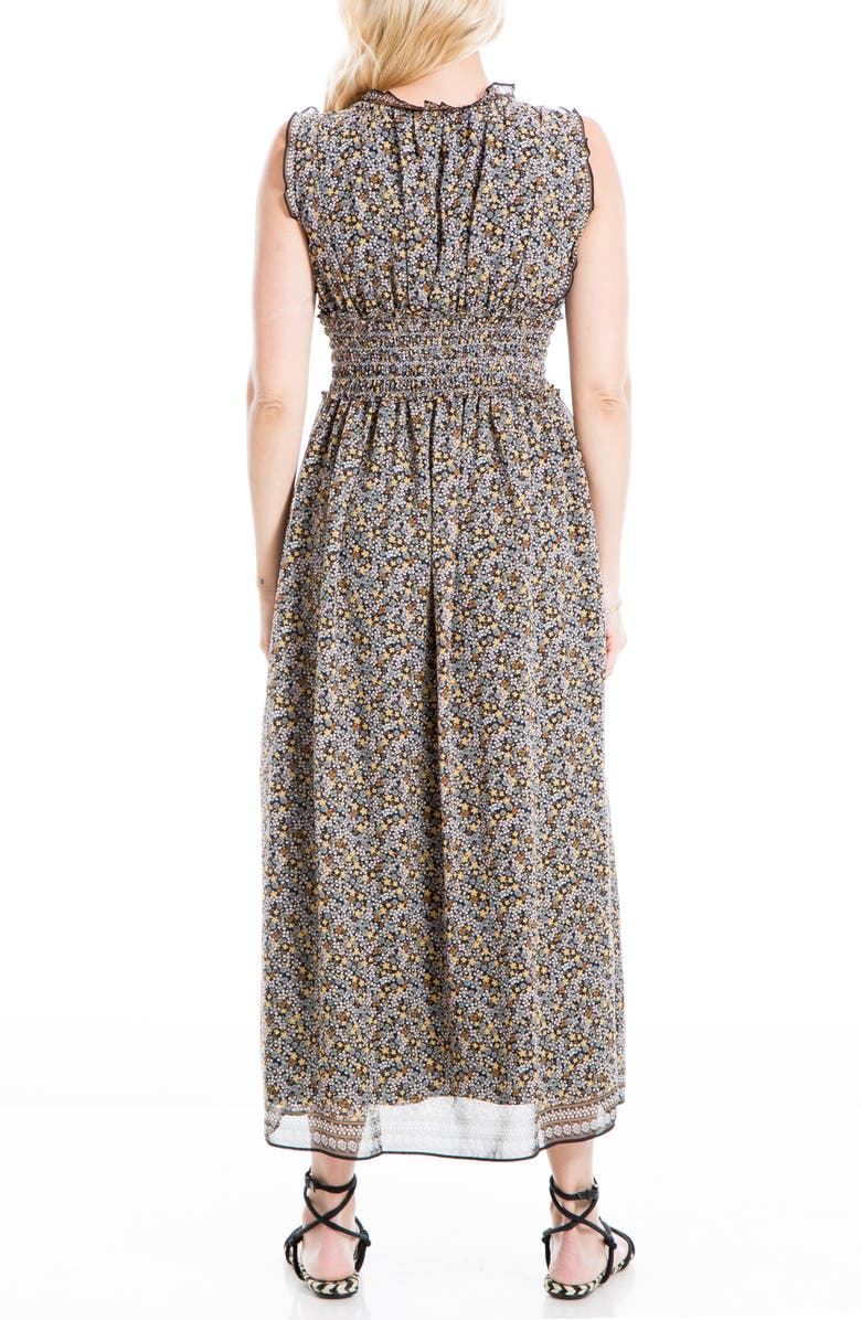 MAX STUDIO V-Neck Sleeveless Midi Dress, Alternate, color, 