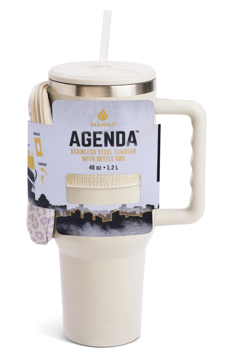 Core Home Agenda<sup>™</sup> Stainless Steel Tumbler with Bottle Bag, Alternate, color, Cheetah