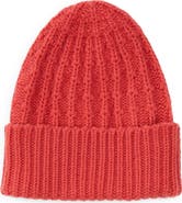 Lafayette 148 New York Textured Stitch Cashmere Cuff Beanie