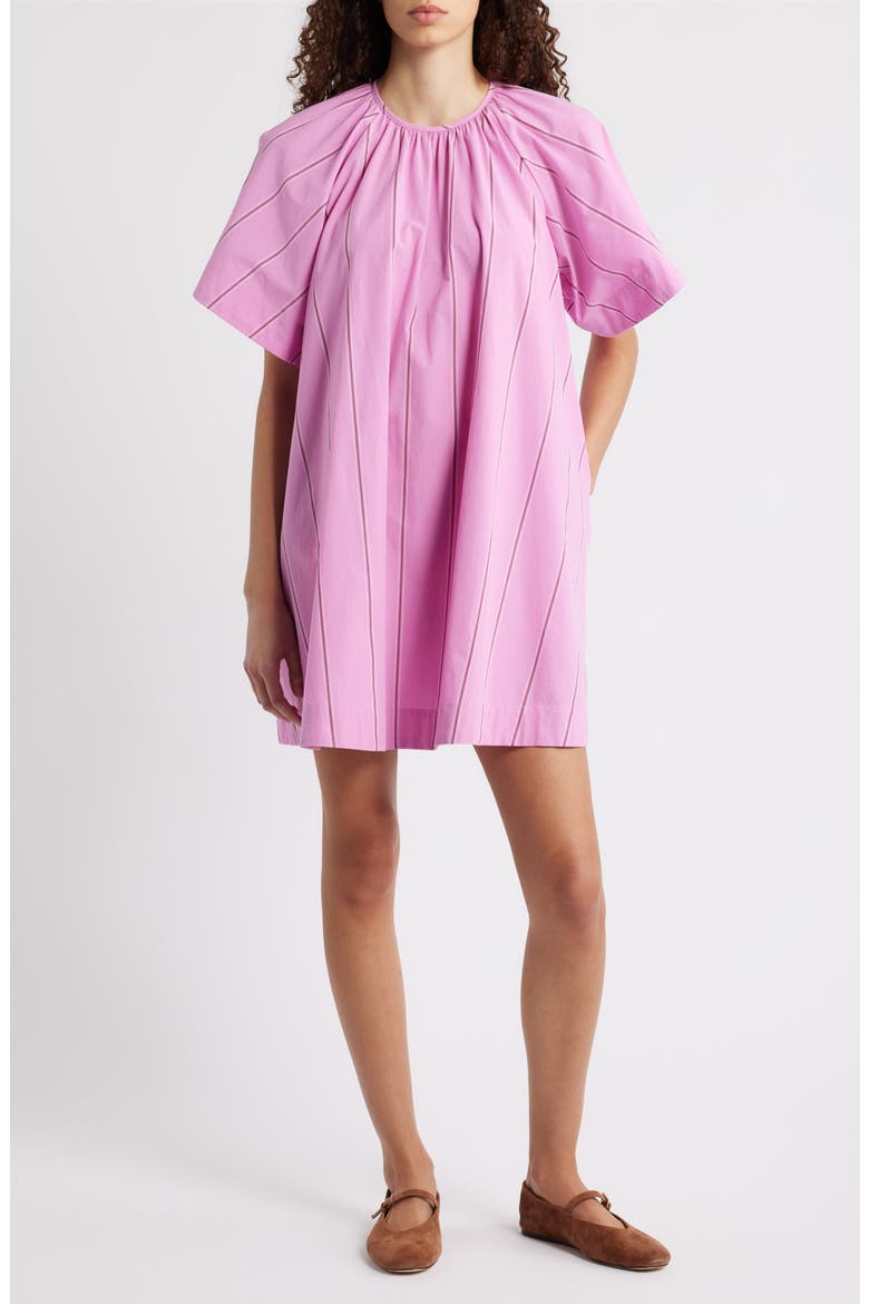 Doris Cotton A-Line Dress, Main, color, VIOLINE