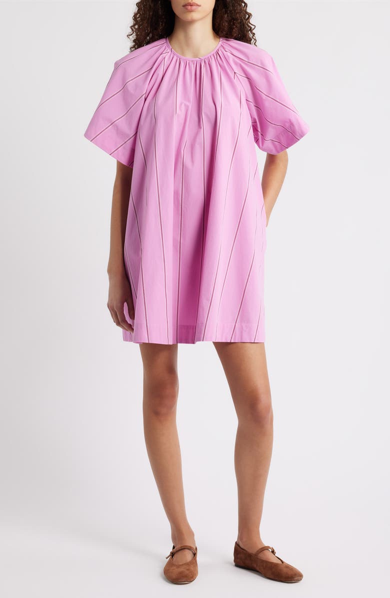 FRNCH Doris Cotton A-Line Dress, Main, color, Violine